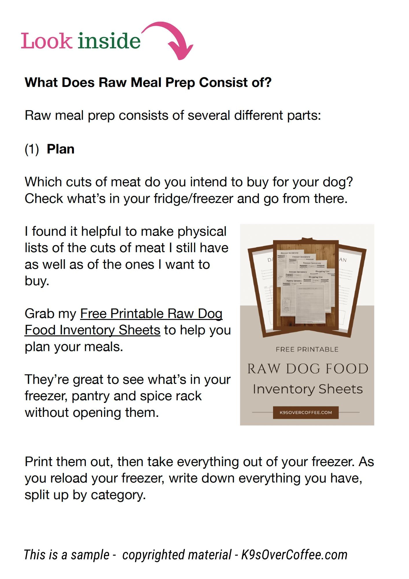 Learn How to Make Affordable Bulk Raw Dog Food, No Pet Nutritionist Needed! Includes 2 Easy Raw Dog Food Recipes